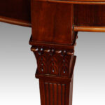 Edwardian mahogany extending dining table - Image 5