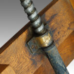 Edwardian mahogany extending dining table - Image 6