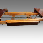 Edwardian mahogany extending dining table - Image 8