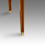 Edwardian inlaid bookcase display cabinet - Image 9
