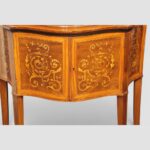 Edwardian inlaid display cabinet - Image 6