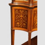 Edwardian inlaid display cabinet - Image 4