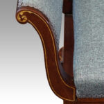 Edwardian inlaid duet stool - Image 3