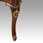 Edwardian inlaid duet stool - Image 6