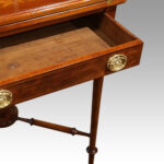Edwardian inlaid envelope card table - Image 7