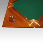 Edwardian inlaid envelope card table - Image 6
