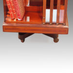 Edwardian inlaid 3 tier revolving  bookcase SOLD - Image 8
