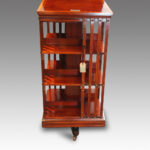 Edwardian inlaid 3 tier revolving  bookcase SOLD - Image 3