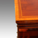 Edwardian inlaid 3 tier revolving  bookcase SOLD - Image 2