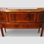 Edwardian Inlaid Mahogany Carlton House Desk by Maple & Co - Image 6
