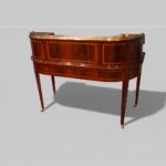 Edwardian Inlaid Mahogany Carlton House Desk by Maple & Co - Image 8