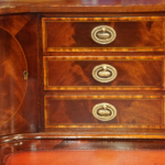 Edwardian Inlaid Mahogany Carlton House Desk by Maple & Co - Image 5
