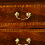 Edwardian inlaid mahogany chest of drawers - Image 2