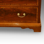 Edwardian inlaid mahogany chest of drawers - Image 5