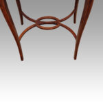 Edwardian inlaid mahogany curio table - Image 9
