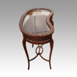 Edwardian inlaid mahogany curio table - Image 8