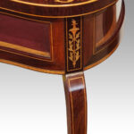 Edwardian inlaid mahogany curio table - Image 6