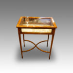 Edwardian inlaid mahogany curio cabinet Now Sold