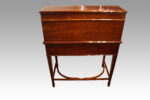 Edwardian inlaid mahogany cylinder desk - Image 10