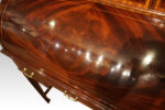 Edwardian inlaid mahogany cylinder desk - Image 9