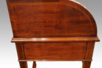 Edwardian inlaid mahogany cylinder desk - Image 8