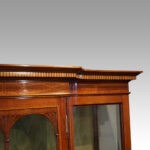 Edwardian inlaid mahogany display cabinet - Image 9