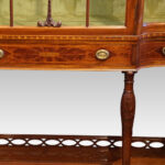 Edwardian inlaid mahogany display cabinet - Image 6