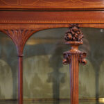 Edwardian inlaid mahogany display cabinet - Image 7