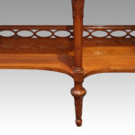 Edwardian inlaid mahogany display cabinet - Image 11