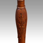 Edwardian inlaid mahogany display cabinet - Image 4