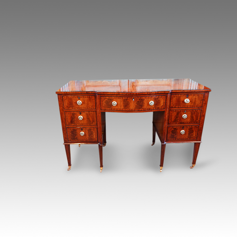 Edwardian-inlaid-mahogany-dressing-table.jpg Edwardian inlaid mahogany dressing table Now Sold - Image 1