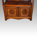 Edwardian inlaid mahogany dumb waiter - Image 2