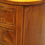 Edwardian inlaid mahogany kidney desk - Image 7