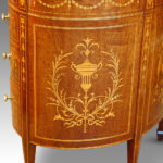 Edwardian inlaid mahogany kidney shaped desk - Image 11