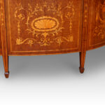 Edwardian inlaid mahogany kidney shaped desk - Image 15