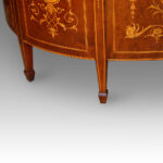 Edwardian inlaid mahogany kidney shaped desk - Image 13
