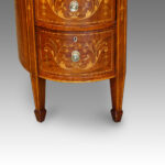 Edwardian inlaid mahogany kidney shaped desk - Image 14
