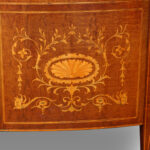 Edwardian inlaid mahogany kidney shaped desk - Image 6