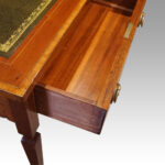 Edwardian inlaid mahogany desk - Image 11