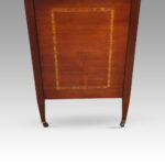 Edwardian inlaid mahogany desk - Image 9
