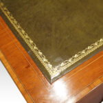 Edwardian inlaid mahogany desk - Image 5