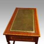 Edwardian inlaid mahogany desk - Image 4