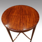 Edwardian inlaid mahogany occasional table - Image 2