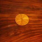 Edwardian inlaid revolving bookcase - Image 7