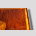 Edwardian inlaid revolving bookcase - Image 6