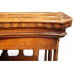 Edwardian inlaid revolving bookcase - Image 4