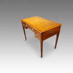 Edwardian inlaid mahogany writing table - Image 10