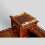 Edwardian inlaid mahogany writing table - Image 8