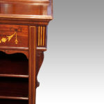 Edwardian inlaid music cabinet - Image 9