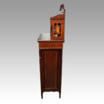 Edwardian inlaid music cabinet - Image 3
